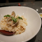 香季庵 - ハマグリと筍の炊き込みご飯