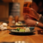 天然ヒラメ刺身
