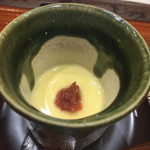 鮨旬美西川 - 茶碗蒸し蒸し　梅肉