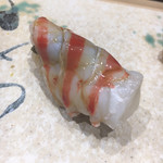 鮨旬美西川 - 少し火を入れて