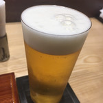 鮨旬美西川 - 生ビール