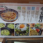 三谷製麺所 - 中太麺α説明