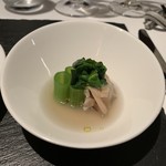 リストランテ カノフィーロ - 棒菜とハマグリのおひたし