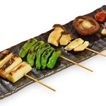 Yakitori Asobitei - 野菜焼き盛合せ