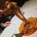 イタリア料理 モナリザン - 麺リフト（ベーコン&玉ねぎ）