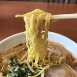 四代目麺処 ゆうじ - 麺はこんな感じ