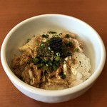 四代目麺処 ゆうじ - 鶏マヨご飯＠350円