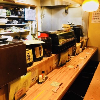 こじんまりとした店内ならでは。アットホームであったかい雰囲気