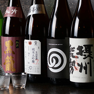 200種以上の品揃え！お料理のお供に最適な焼酎や日本酒も◎