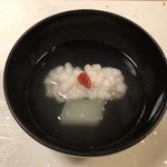 鰻はし本 - はもと冬瓜のお椀