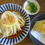 カマ喜ri - ぶっかけうどん：とり天