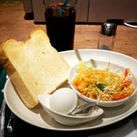 プロント - トーストセット：390円 (2019/4)