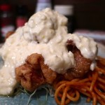 宮崎酒房 くわ - チキン南蛮ランチ・十穀米大盛（800円）
