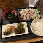 Dainingu Macchan - 塩ぶた定食８００円