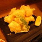 漁菜克献 - 穴子とチーズの天ぷら