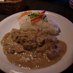 タルカリ - グリーンカレー（780円）、これ以外に何もつかない