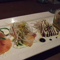 オッティモ・シーフード・ガーデン 新宿店 - 【2回目】～アンティパスト (antipasto) ～旬の魚介類を取り入れた前菜４種盛り合わせ