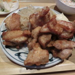 神保町 明治屋サード - 鶏の唐揚げ定食800円