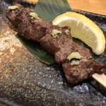 寿司居酒屋 日本海 - 牛串焼き 390円