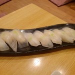 烏賊 鮨ダイニング 鮮助 - 特大アオリイカの寿司★★★