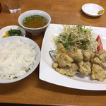 Min - とり天定食