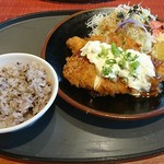 あっぷるぐりむ - 国産チキンの南蛮風と、十穀ごはん。