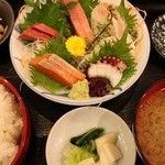 Sakanateishoubee - 刺身五点盛定食