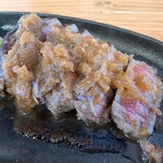 パワー イーツ - 牛肉赤身ステーキ オニオンソース アップ