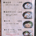 さんぱーる - メニュー