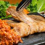 韓式烤豬五花肉 (附十種蔬菜無限暢食)
