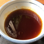 福徳屋 - ラー油入りつけ汁