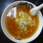 食堂 はせ川 - 淡麗醤油中華そば（¥580税込み）