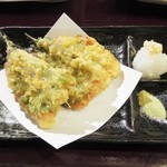 酒肴商店 アジト - イワシの梅じそ天