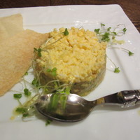 サクレフルール 日本橋 - ホタテ貝と雲丹のタルタル　ズーム