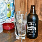 もつ焼 煮込み ヤリキ - 白ホッピー@420円