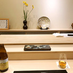 Tenyuu Atsugase - カウンターにてノンアルビール