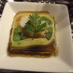 カナダ産オマール海老と緑野菜のテリーヌ