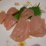 じどりや 穏座 - 淡海地鶏　二種盛り（むね肉、ささみ）