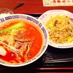 Seisei Izakaya - タンタン麺＋半えびチャーハン（セットで750円）
