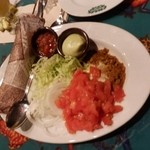 レインフォレストカフェ・トーキョー - メキシカンタコス　１４０７円