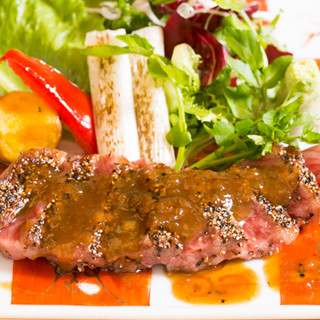 You can enjoy the highest quality Kuroge Wagyu beef Steak even during lunch◎