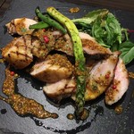 MILLE FIORI - 塩漬け豚バラ肉のグリル ポルケッタ マスタードソース（￥1600）