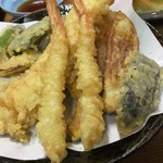 谷町 一味禅 - 天ぷら盛り合わせ（￥1200）
