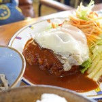 co-fuque cafe - 2019年3月　ハンバーグ定食