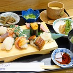 Washoku Sushi Morikawa - 2019年3月　上にぎり定食【2160円】