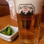 ほがらか - ビールにお通し