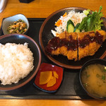 Oshokujidokoro Ichizen - チキンカツ定食です。（2019.5 byジプシーくん）