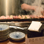 秋元屋 - 焼き場は大忙しです