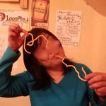 Kushiage Mutahiro -  ラーメンで有名なムタヒロの串揚げのお店で出している、揚げ麺！  美味しい。揚げ麺を思いっきり味わいました♥️ 味わい方が違うかな？：爆