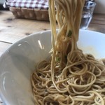 The Noodles & Saloon Kiriya - 和え玉 -釜玉-
      
      麺リフト